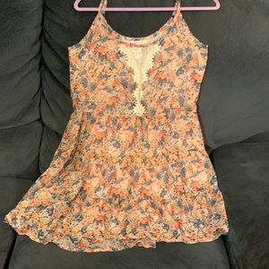 Small, Pink and Blue American Rag Top. Worn once. Like new